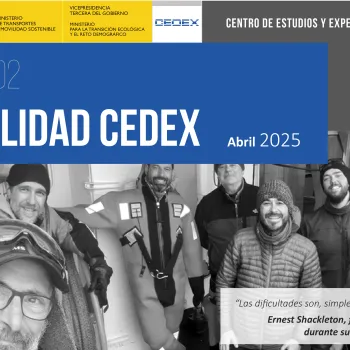 Recorte portada Boletin actualidad CEDEX Abril 2025