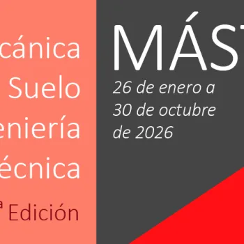 Folleto Máster Mecánica del Suelo 2026