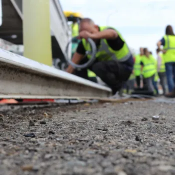 Ensayo de mezclas bituminosas en el CET