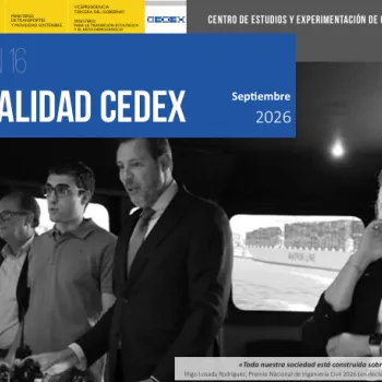 Portada Boletín Actualidad CEDEX - Septiembre 2026