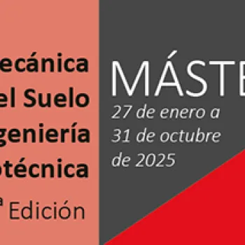 Cabecera del máster de Ingeniería Geotécnica