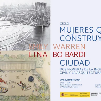 Cartel Ciclo Mujeres que construyen