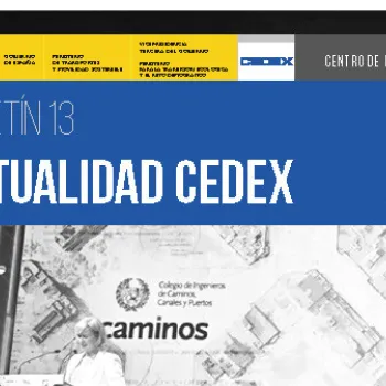 Detalle de la portada de boletín Actualidad CEDEX nª13 Mayo 2026