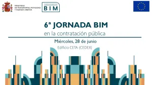 Cartel de la Sexta Jornada BIM en la administración pública