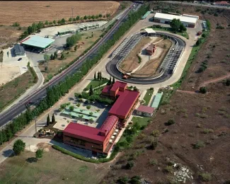 Vista aérea del Centro de Estudios del Transporte