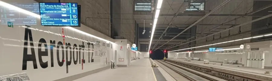 Nueva estación de tren subterránea de la T1